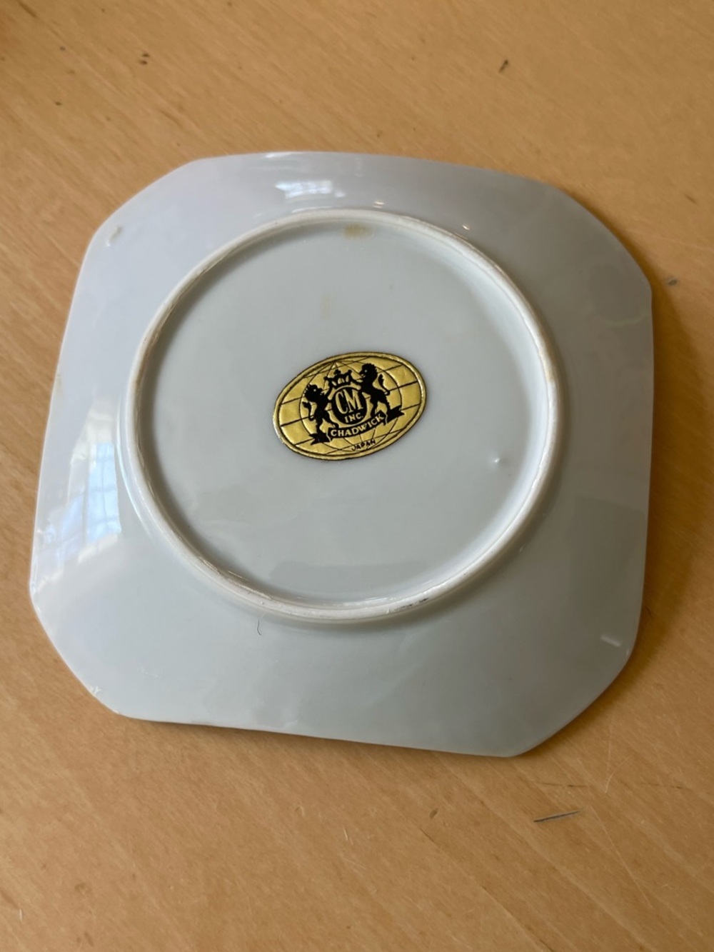 Vintage Siamese Cat Trinket Dish - Blue-Eyed Siamese Design by Chadwick - Japan - Picture 7 of 7